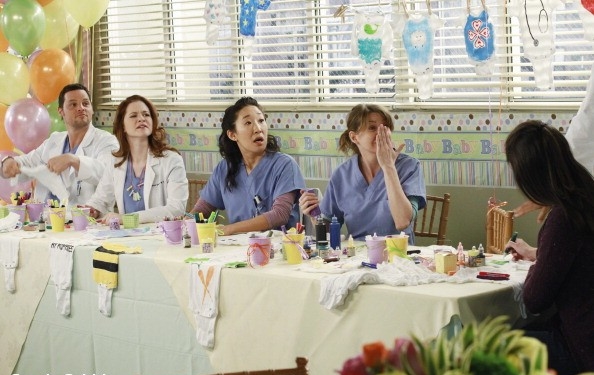 Grey's Anatomy - Die jungen Ärzte : Bild Justin Chambers (I), Sandra Oh, Ellen Pompeo, Sarah Drew