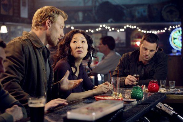 Grey's Anatomy - Die jungen Ärzte : Bild Sandra Oh, Justin Chambers (I), Kevin McKidd