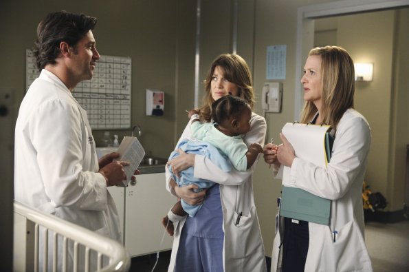 Grey's Anatomy - Die jungen Ärzte : Bild Patrick Dempsey, Jessica Capshaw, Ellen Pompeo
