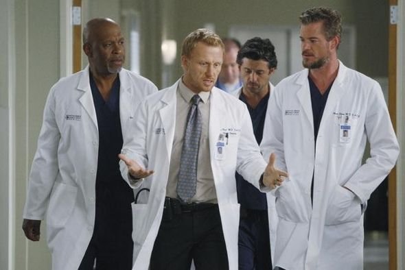 Grey's Anatomy - Die jungen Ärzte : Kinoposter Kevin McKidd, Eric Dane, Patrick Dempsey, James Pickens Jr.