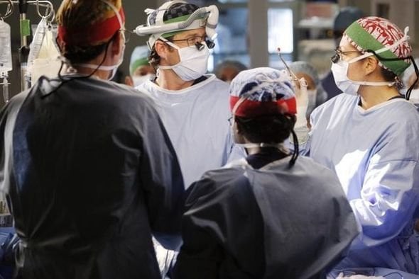 Grey's Anatomy - Die jungen Ärzte : Bild Sara Ramirez, Patrick Dempsey