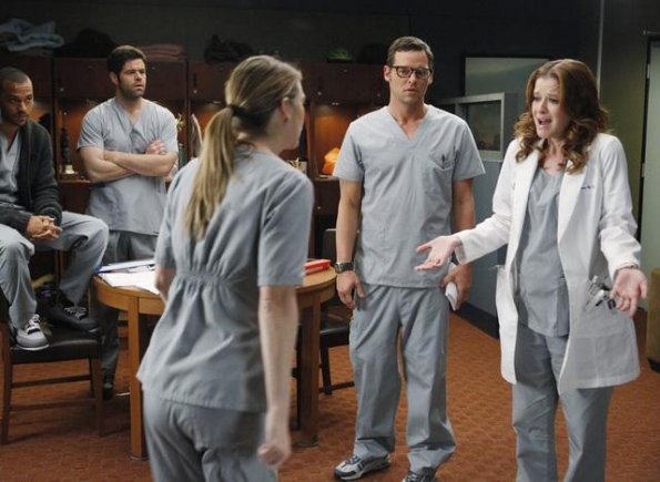 Grey's Anatomy - Die jungen Ärzte : Bild Ellen Pompeo, Robert Baker, Jesse Williams, Justin Chambers (I), Sarah Drew
