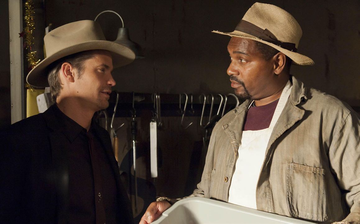 Justified : Bild Mykelti Williamson, Timothy Olyphant