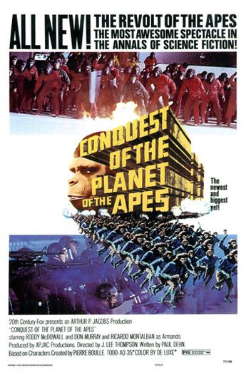 Eroberung vom Planet der Affen : Kinoposter