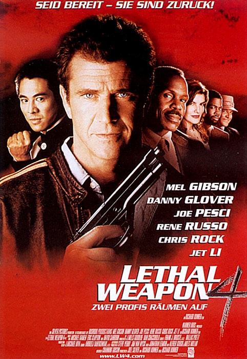 Lethal Weapon 4 - Zwei Profis räumen auf : Kinoposter