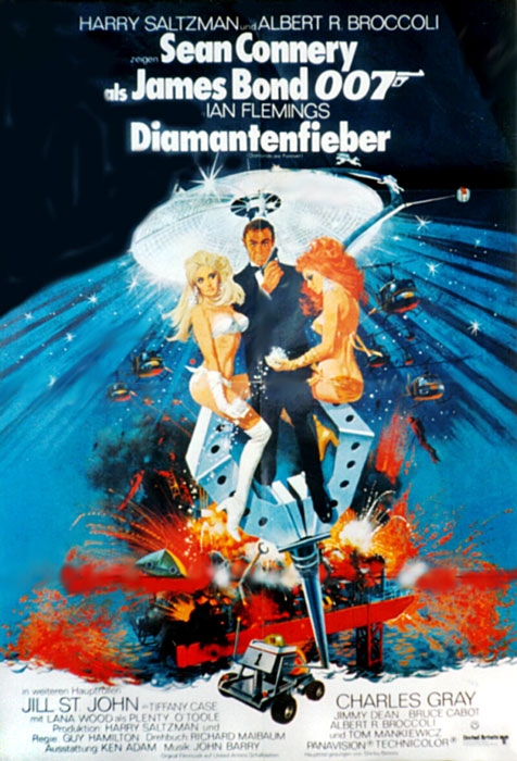 James Bond 007 - Diamantenfieber : Kinoposter