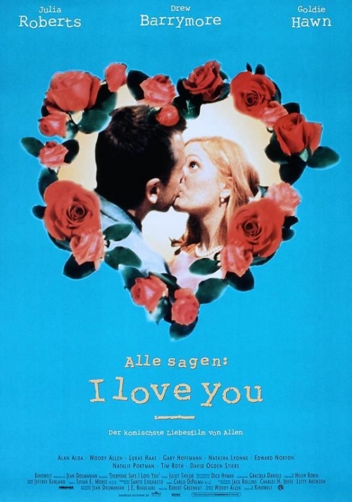 Alle sagen: I Love You : Kinoposter