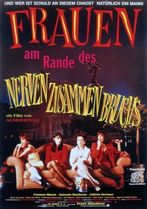 Frauen am Rande des Nervenzusammenbruchs : Kinoposter