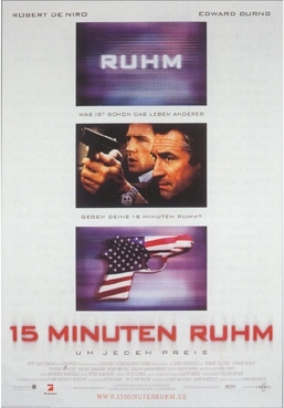 15 Minuten Ruhm : Kinoposter