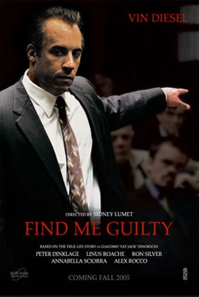 Find me guilty : Kinoposter