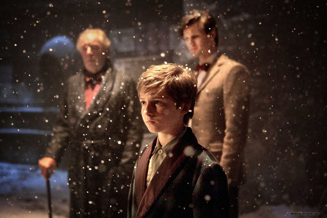 Doctor Who (2005) : Bild Michael Gambon, Matt Smith (XI), Laurence Belcher