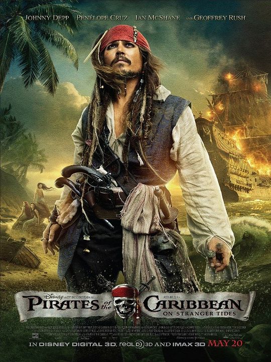 Pirates of the Caribbean: Fremde Gezeiten : Kinoposter