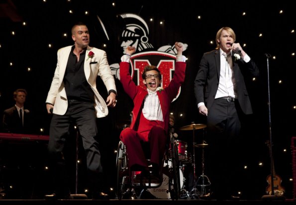 Glee : Bild Chord Overstreet, Mark Salling, Kevin McHale