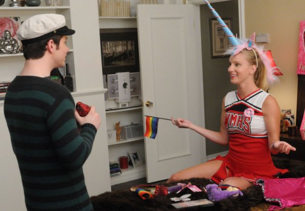 Glee : Bild Chris Colfer, Heather Morris