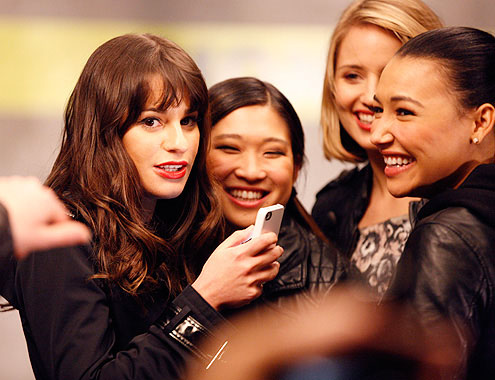 Glee : Bild Naya Rivera, Lea Michele, Dianna Agron, Jenna Ushkowitz