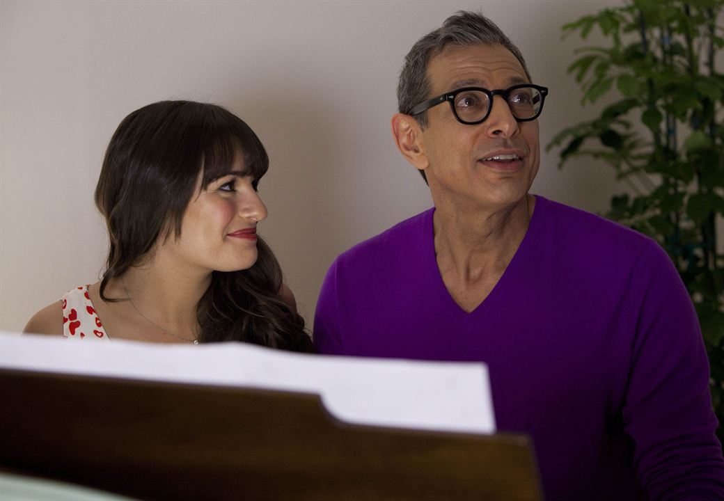 Glee : Bild Lea Michele, Jeff Goldblum