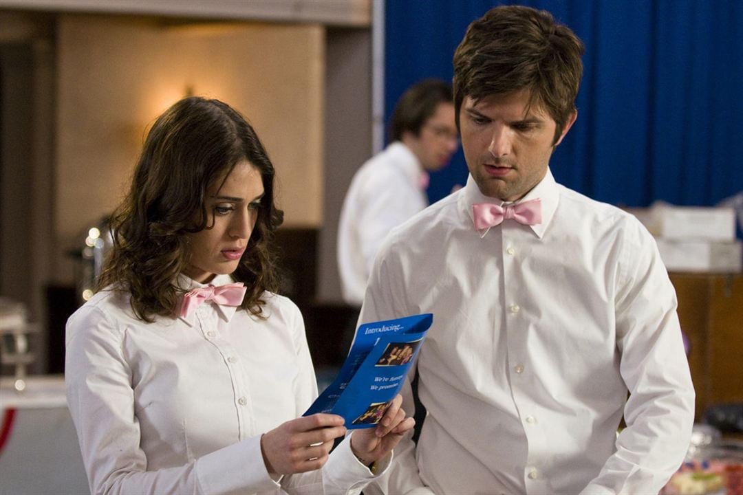 Bild Lizzy Caplan, Adam Scott