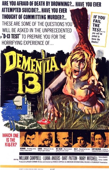 Dementia 13 : Kinoposter