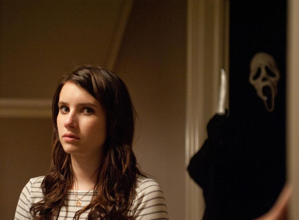 Scream 4 : Bild Emma Roberts, Wes Craven