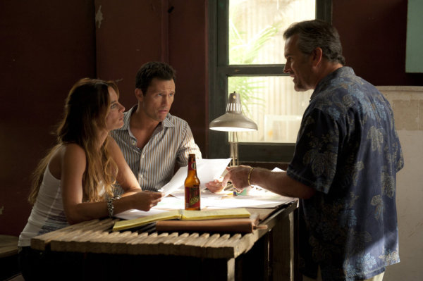 Burn Notice : Bild Gabrielle Anwar, Jeffrey Donovan, Bruce Campbell