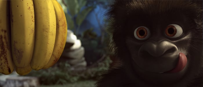 Flöckchen - Die großen Abenteuer des kleinen weißen Gorillas! : Bild
