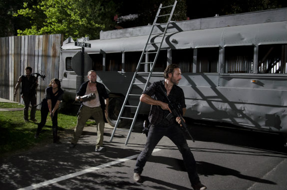 The Walking Dead : Bild Michael Rooker, Lauren Cohan, Norman Reedus, Andrew Lincoln