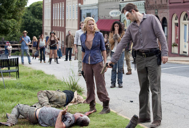 The Walking Dead : Bild Laurie Holden, David Morrissey