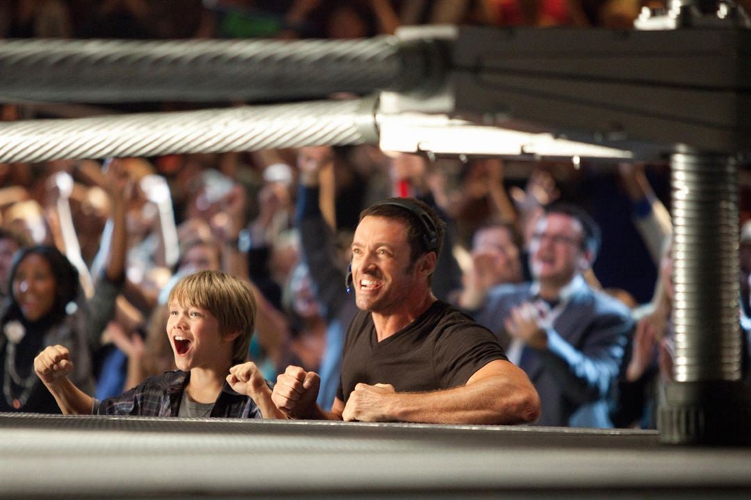 Real Steel : Bild Hugh Jackman, Dakota Goyo