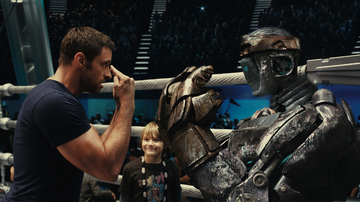 Real Steel : Bild Dakota Goyo, Hugh Jackman