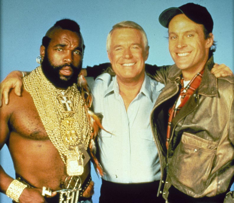 Bild Dwight Schultz, Mr. T, George Peppard