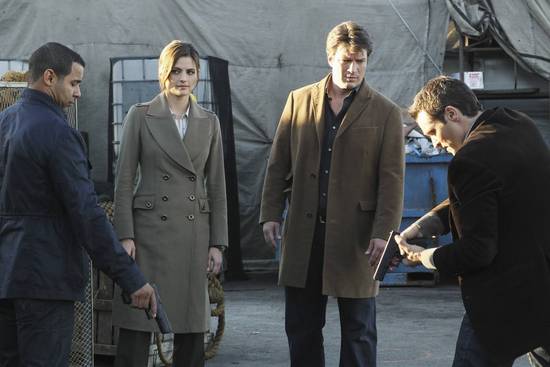 Bild Nathan Fillion, Jon Huertas, Seamus Dever, Stana Katic