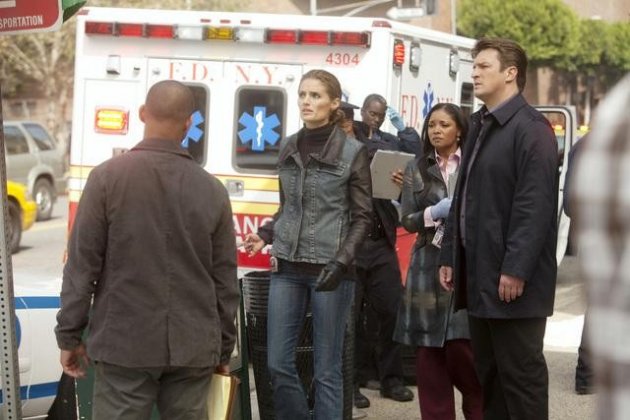 Castle : Bild Stana Katic, Tamala Jones, Nathan Fillion