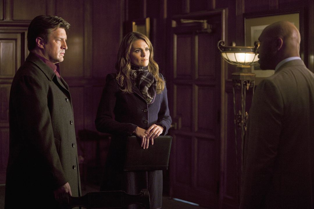 Castle : Bild Nathan Fillion, Stana Katic, Derek Webster