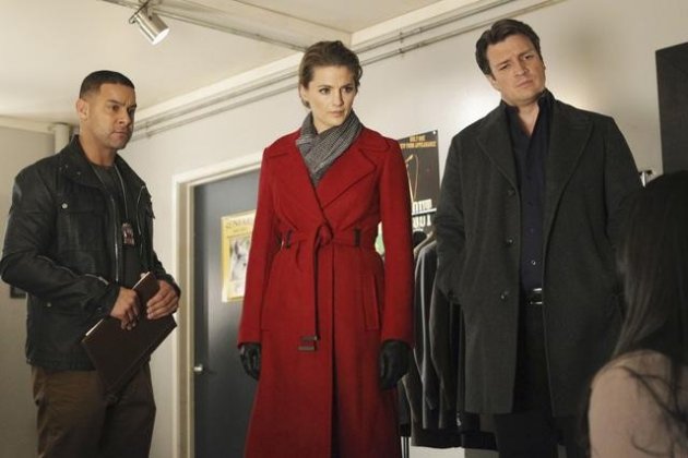 Castle : Bild Jon Huertas, Stana Katic, Nathan Fillion