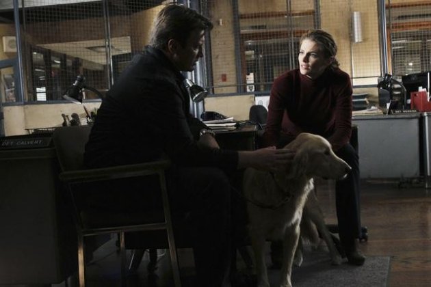 Castle : Bild Stana Katic, Nathan Fillion