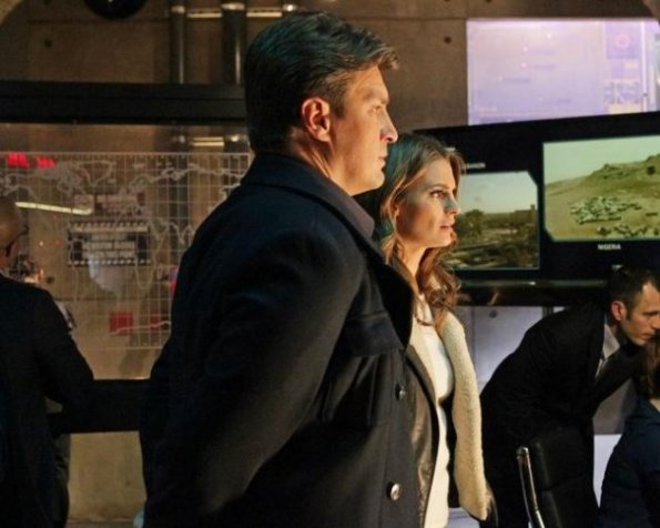 Castle : Bild Stana Katic, Nathan Fillion