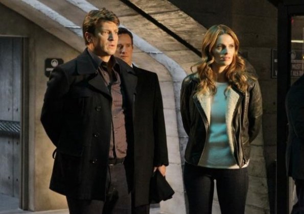 Castle : Bild Stana Katic, Nathan Fillion