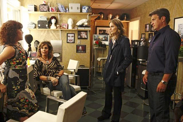 Castle : Bild Nathan Fillion, Christine Elise, Stana Katic, Laura Niemi