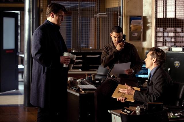 Castle : Bild Nathan Fillion, Jon Huertas, Seamus Dever