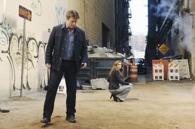 Castle : Bild Stana Katic, Nathan Fillion