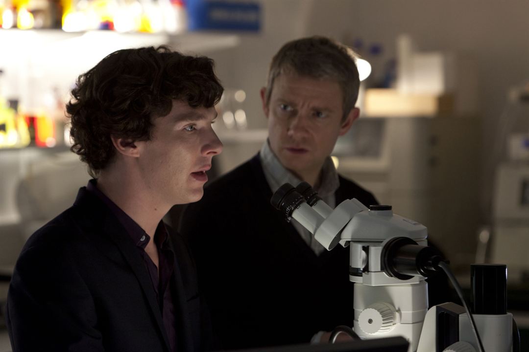 Sherlock : Kinoposter Benedict Cumberbatch, Martin Freeman