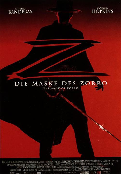 Die Maske des Zorro : Kinoposter