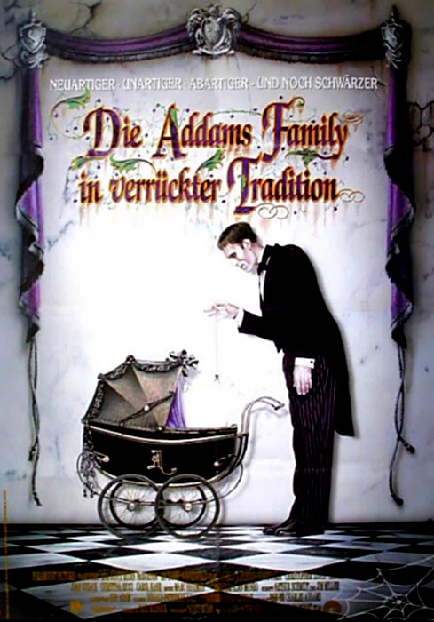 Die Addams Family in verrückter Tradition : Kinoposter