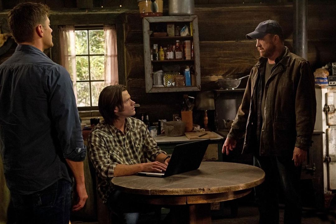 Supernatural : Bild Jim Beaver, Jensen Ackles, Jared Padalecki