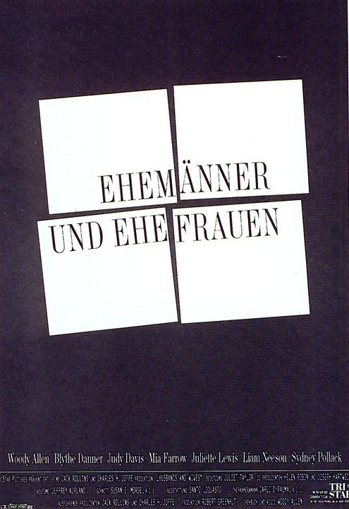 Ehemänner und Ehefrauen : Kinoposter