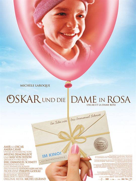 Oskar und die Dame in Rosa : Kinoposter