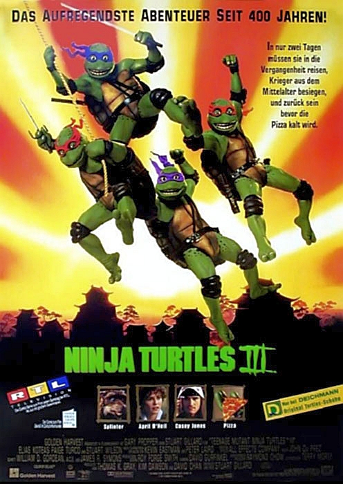 Turtles III : Kinoposter