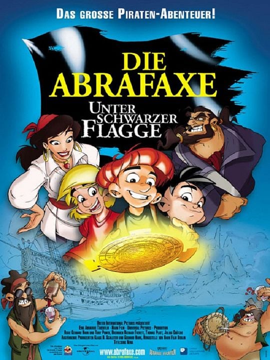 Die Abrafaxe - Unter schwarzer Piratenflagge : Kinoposter