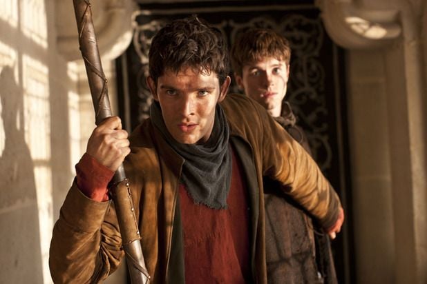 Merlin - Die neuen Abenteuer : Bild Colin Morgan (II), Alfie Stewart