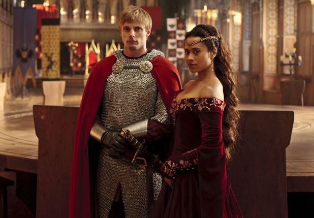 Merlin - Die neuen Abenteuer : Bild Angel Coulby, Bradley James (II)